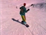 Martin: Snowboarden in Saas Fee, 1994